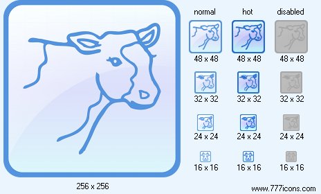 Cow Icon Images