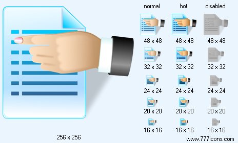 Properties with Shadow Icon Images