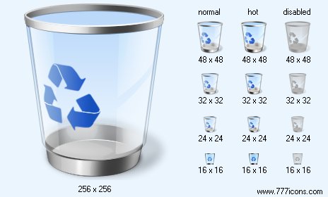 windows xp recycle bin icon