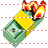 Burn money icon