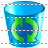 Empty dustbin icon