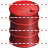 Metal barrel icon