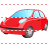 Red car icon