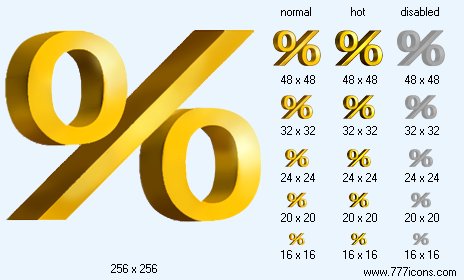 Percent Icon Images