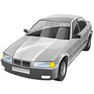 Silver Car icon