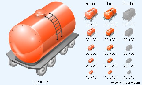 Tank Wagon Icon Images