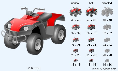 Utility ATV Icon Images