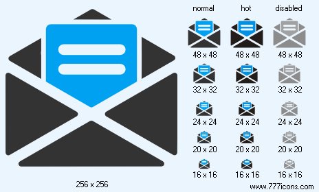 Open Mail Icon Images