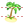 Coconut tree icon