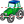 Wheeled tractor icon