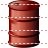 Metal barrel icon