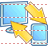 PC-PDA synchronization icon