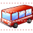 Red bus icon