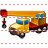 Crane truck icon