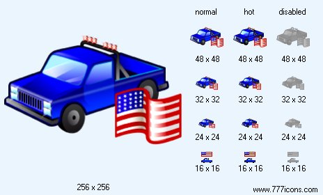 American Car Icon Images