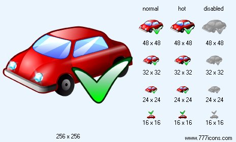 Approved Car Icon Images