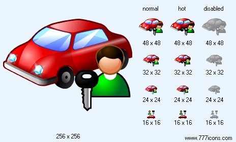 New Car Owner Icon Images