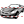 Silver car icon