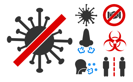 Coronavirus Outbreak Icons