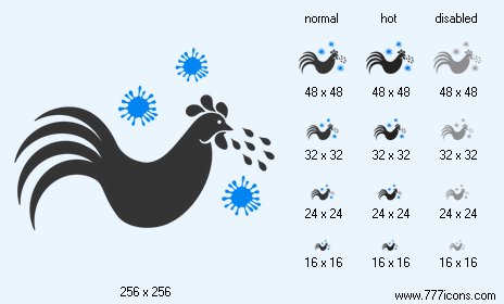 Bird Flu Icon Images