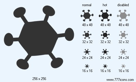 Parasite Microbe Icon Images