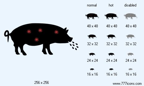 Pig Plague Icon Images