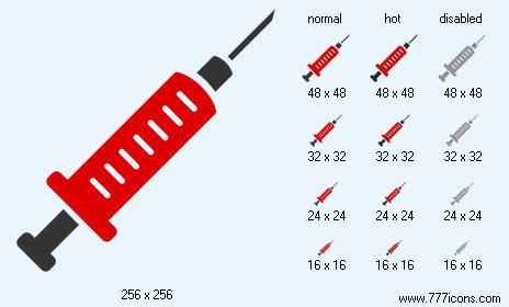 Syringe V4 Icon Images