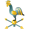 Weathercock icon