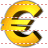 Gold Euro icon