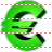 Green Euro icon