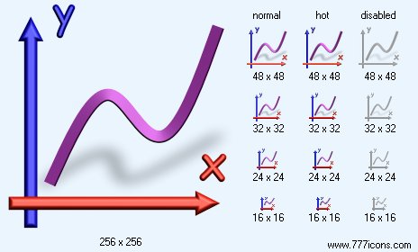 Chart with Shadow Icon Images