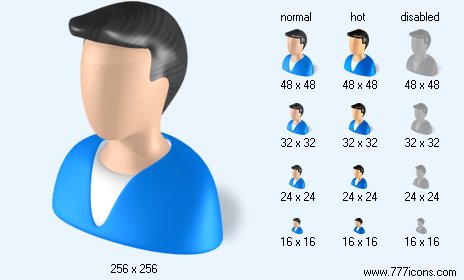 User with Shadow Icon Images