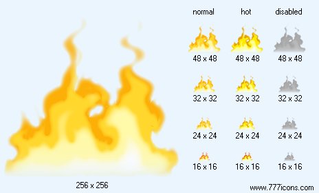 Fire V2 Icon Images