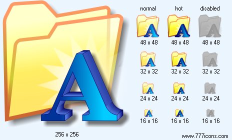 Fonts V2 Icon Images