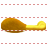 Chicken leg icon