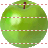 Green apple icon