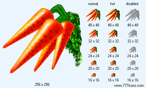 Carrots Icon Images