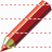 Red pencil icon