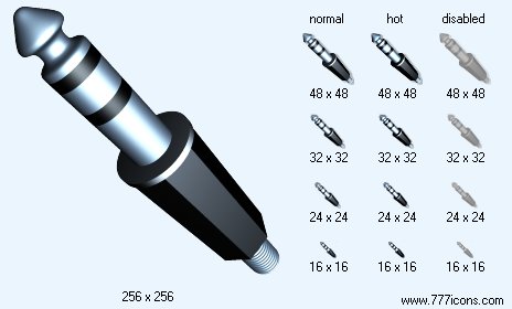 Audio Cable Header Icon Images