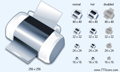 Printer V2 Icon Images