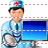 Computer doctor icon