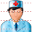 Male doctor icon