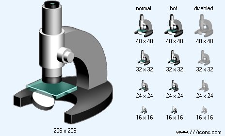 Microscope Icon Images