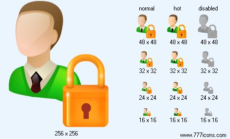 Locked User Icon Images