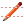 Red pencil SH icon