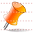 Orange pin SH icon