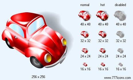Car with Shadow Icon Images