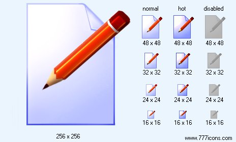 Edit Document Icon Images