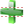 Green cross 3d icon