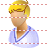 Adult patient-boy icon